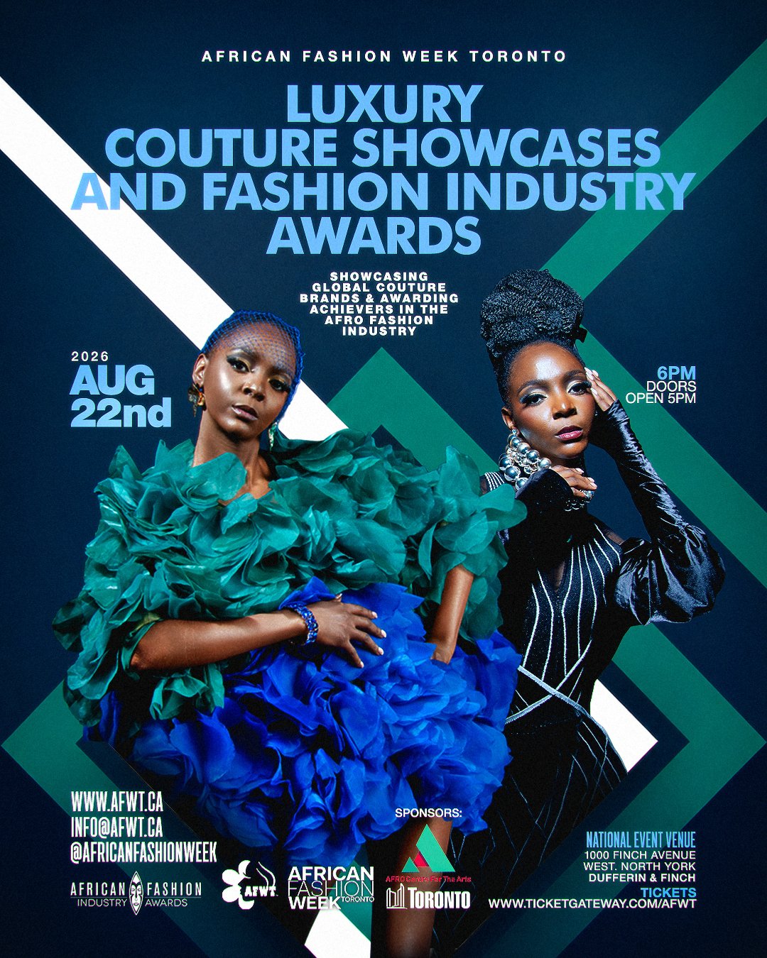 African Fashion Week Toronto: Luxury Couture Showcase & Fashion Industry Awards